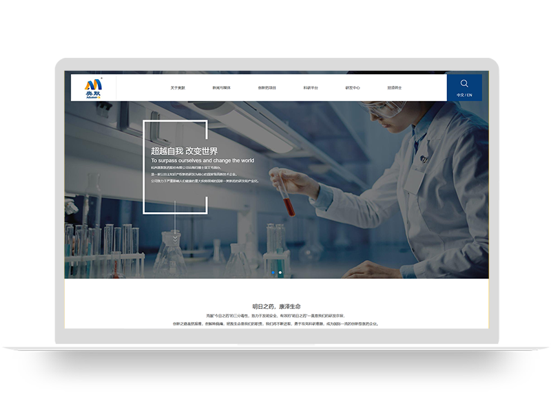 醫藥集團公司網站建設 品牌制藥企業網站定制設計